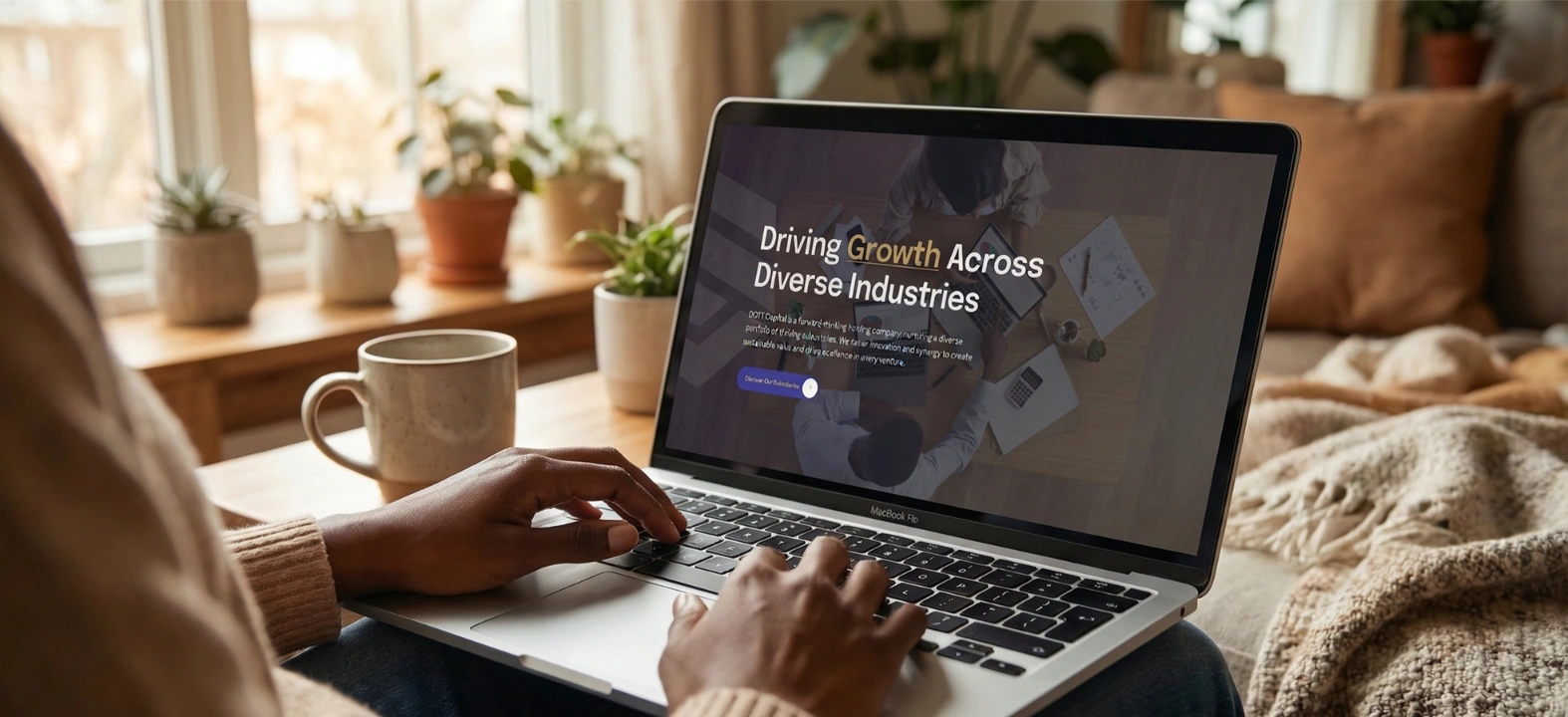 Dott Capital website design