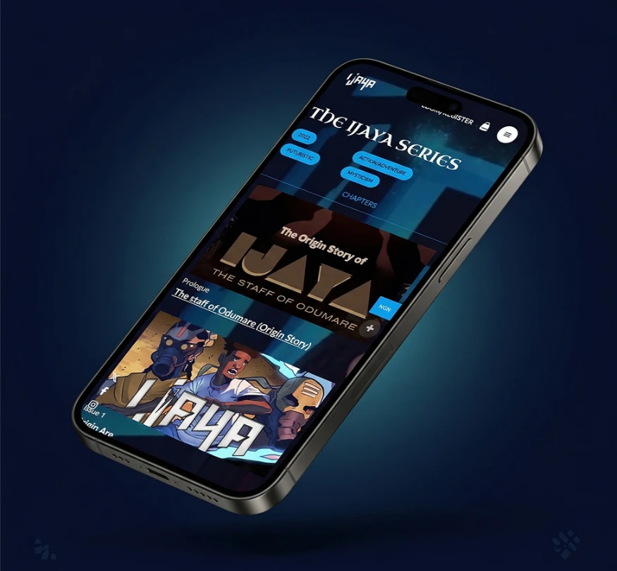 Ijaya website design Jorion Technologies