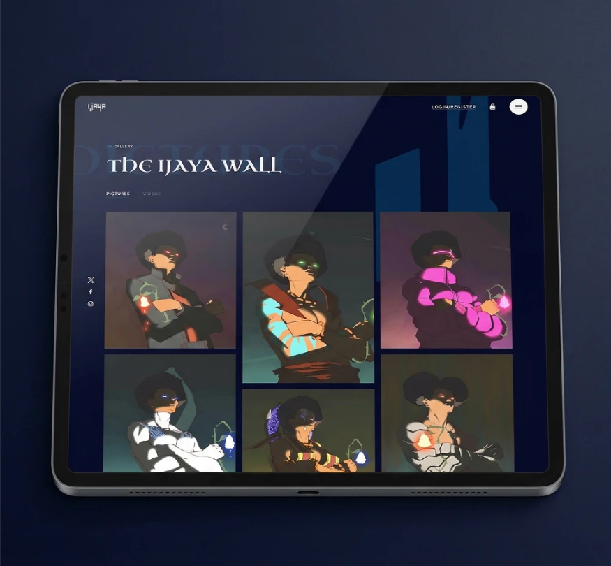 Ijaya website design Jorion Technologies